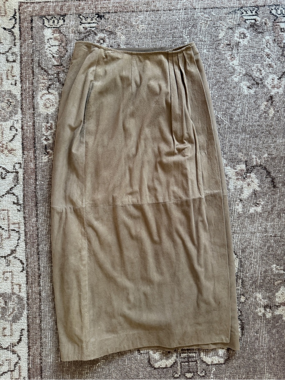 Vintage Ralph Lauren Suede Wrap Skirt